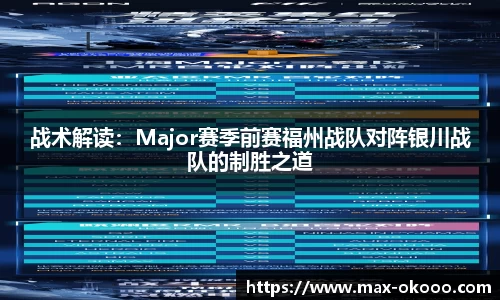 战术解读：Major赛季前赛福州战队对阵银川战队的制胜之道